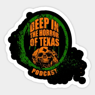 Deep in the Halloween of Texas Sticker